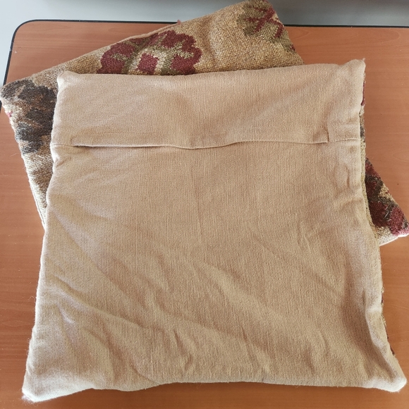 2 Grandinroad Wool Cotton Kilim Throw 18" Pillow Covers ANKARA - Picture 4 of 6